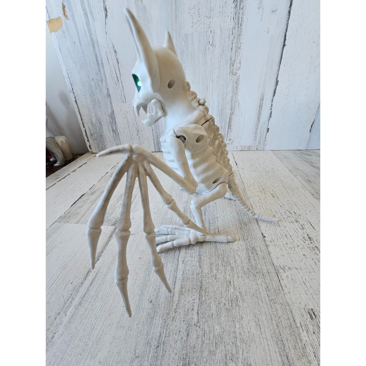 Crazy Bones animated skeleton bat Halloween prop decor | eBay