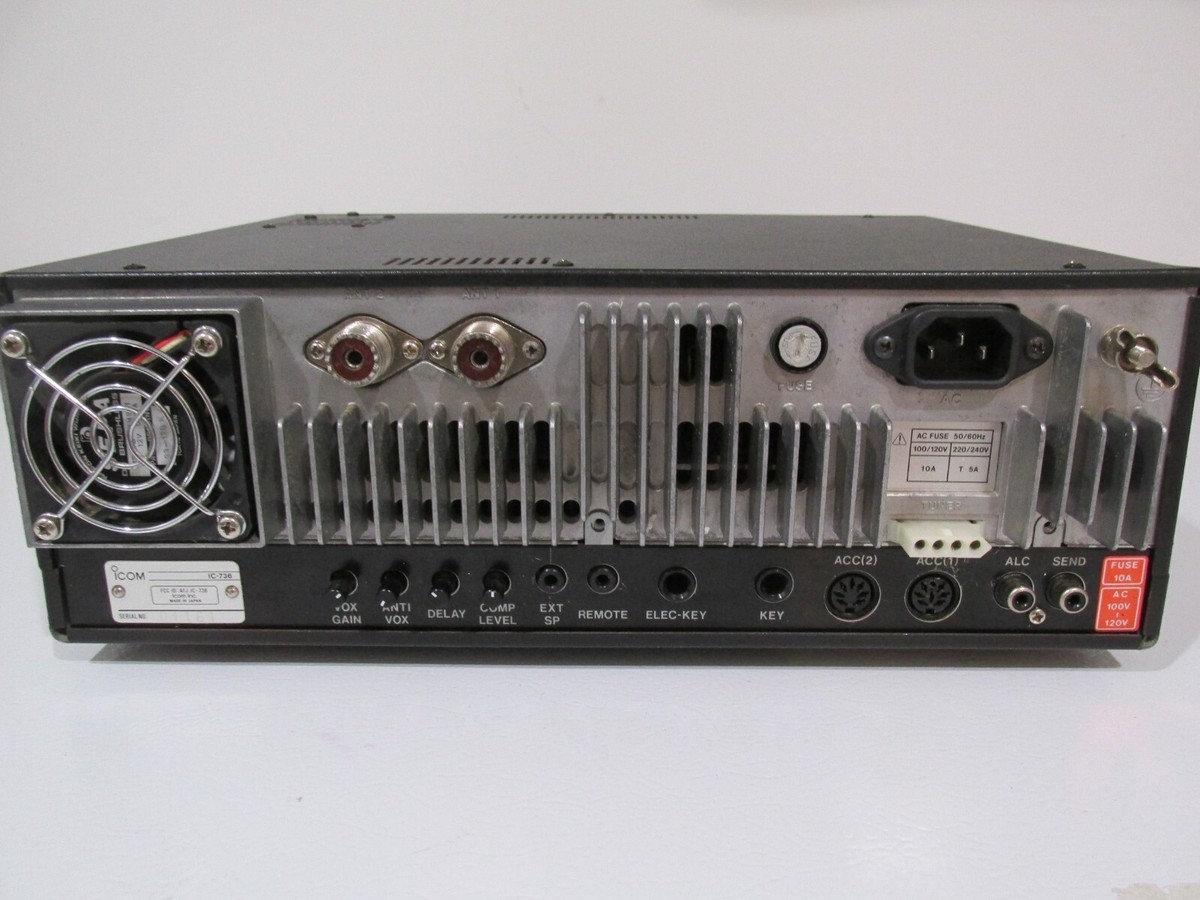 Icom IC-736 HF Ham Radio Transceiver (Japanese Version @ 100