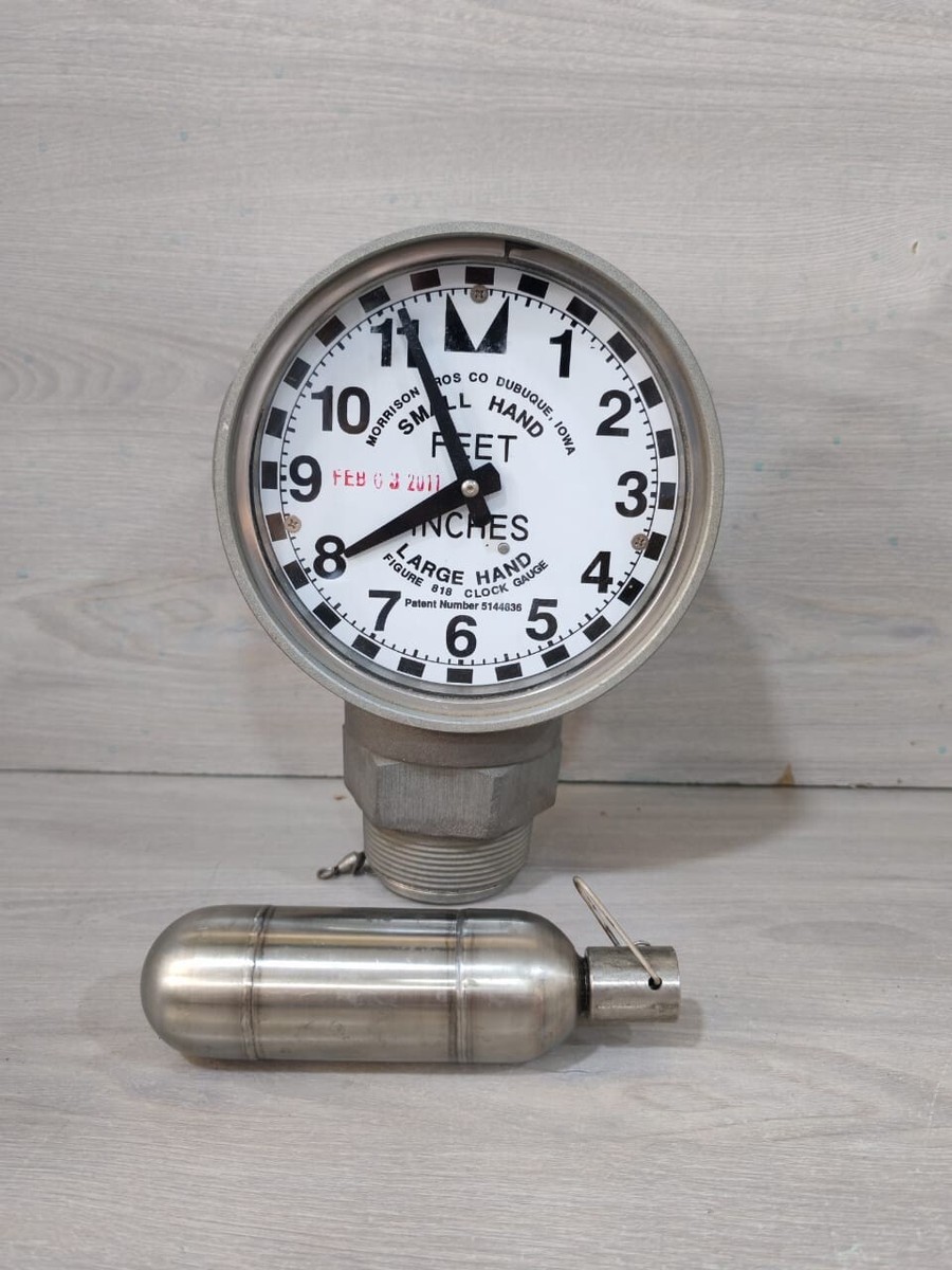 MORRISON BROS. 818 5144836 CLOCK GAUGE WITH METRIC FACE