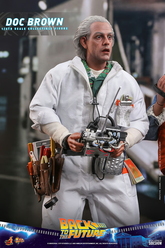 1/6 Scale Back To the Future Doc Brown Hot Toys 909290 MMS609 | eBay