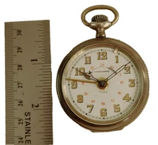 Antique Langendorf Pocket Watch Patent 47194 Swiss Movement #21388