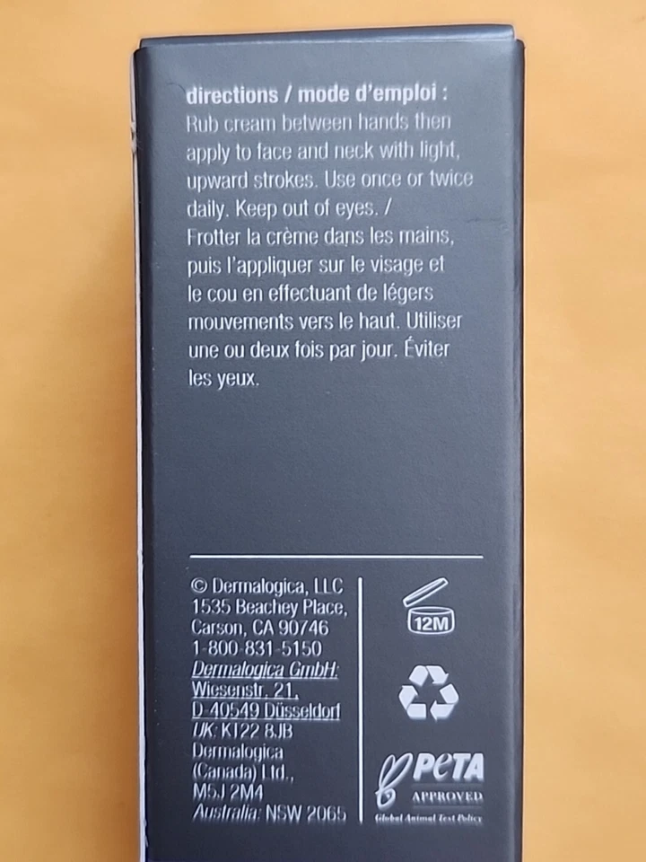 4x Crema Reparadora Estabilizante Dermalogica 0,24 oz/7 ml cada una nueva en caja Foto 3 de 4