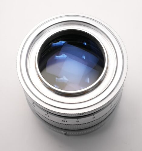 Leica Leitz Hektor 12.5cm 125mm f/2.5 Lens L39 Mount for Visoflex w/ Hood, Caps - Picture 4 of 10