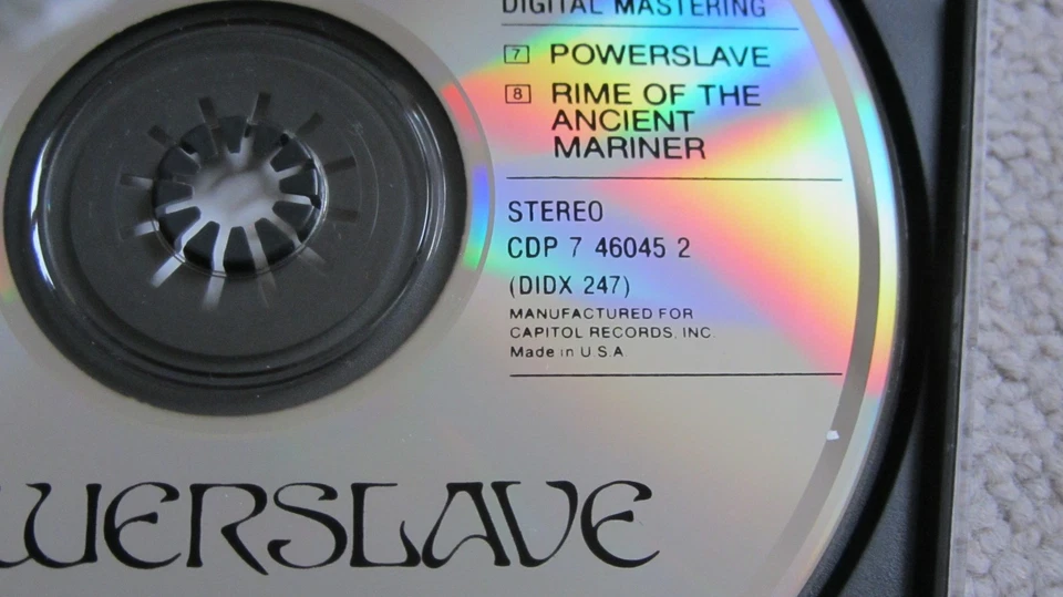 Iron Maiden * Powerslave * 1. Press * US * CD * ( fast Neu ) * 1985 * - Bild 3 von 4