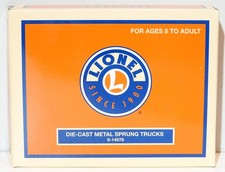 Pair of Lionel 14078 Bettendorf Die-Cast Metal Sprung Replacement Trucks