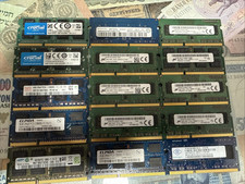 Lot of 12x 4GB DDR3 PC3 Assorted-Mixed Brands and Speeds Laptop RAM