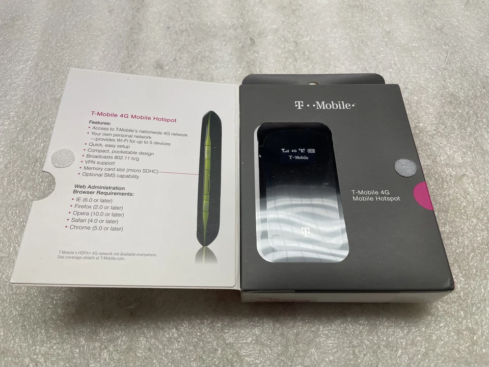 Nuevo OEM Sellado T-Mobile 4G - Punto de acceso móvil - Wi-Fi - T-Mobile MF64 Foto 2 de 4