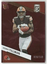 2023 Donruss Elite #116 Cedric Tillman Maroon #/149