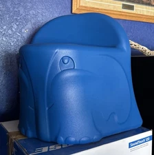 Norix Elle Elephant Blue Chair Kids Children Daycare Play Chair USA Made