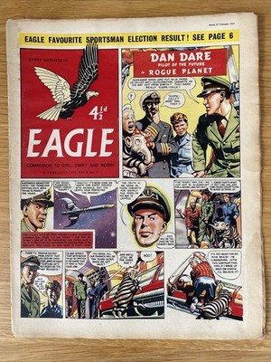 Eagle Comic Vol.8 No.7 15th February 1957 Dan Dare, P.C. 49, Luck Of The Legion
