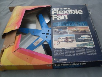 FAN BLADE  Car or Truck MADE BY FLEX A LITE 17 INCH OLD SCHOOL VINTAGE USA MADE