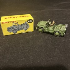 Dinky Toys Austin Champ 674 Military Vintage With New Box