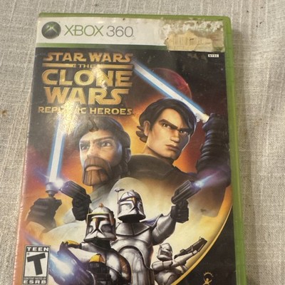 Star Wars: The Clone Wars Republic Heroes (Xbox 360, 2009) CIB COMPLETE