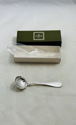 Vintage Christofle Perles Silverplate Serving Ladle 5  France New In Box