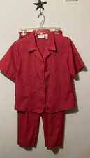 Alfred Dunner 2-Piece Pant Set - Raspberry Pink Size 8 