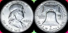 1960 P Benjamin Franklin Half Dollar Very Nice 90% Silver Coin.