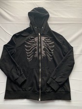 Unbraded Womens Black full zip Hoodie Size L