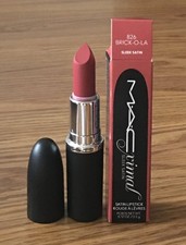 MAC Macximal Sleek Satin Lipstick 826 BRICK-O-LA 0.12 oz/3.5 g NIB Note