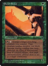 X 1 Elvish Scout NM FEM MTG Magic The Gathering
