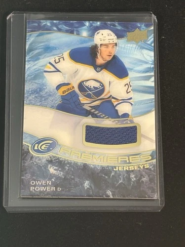 2022-23 Upper Deck Ice Rookie Ice Premieres Jerseys Owen Power #IPA-OP