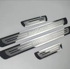 4pcs Vauxhall Insignia Stainless Steel Door Sill Protector Strips Scuff Plates