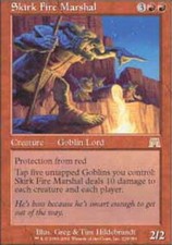 Onslaught Skirk Fire Marshal - Foil x1 Light Play, English Magic Mtg M:tG