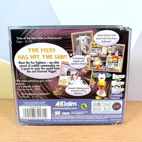 Videojuego de disparos en tercera persona Fur Fighters 2000 Sega Dreamcast en caja original con manual