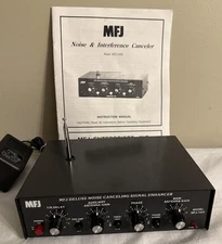 MFJ-1026 DELUXE NOISE CANCELING SIGNAL ENHANCER LIGHTS UP