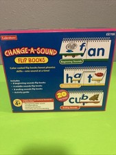 Lakeshore Change-A-Sound Flip Books EE709 Phonics Set Used