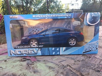 NOREV 1/18 PEUGEOT 407 COUPÉ BLEUE  - Photo 1/4