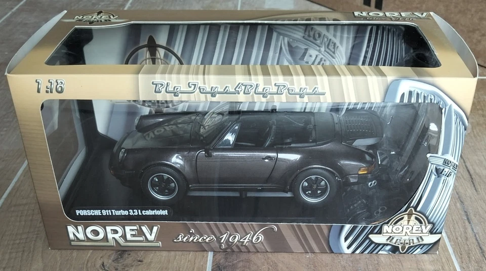 NOREV - PORSCHE 911 TURBO CABRIO - 1:18 - NUOVO - Immagine 2 di 3