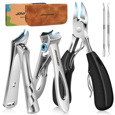 Nail Clippers for Seniors, Heavy Duty Ingrown Toenail Clippers with Long Hand...