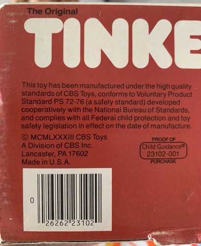Vintage TinkerToy Building Set #330 1983 USA Made Complete Boxed With Extras - Picture 8 of 8