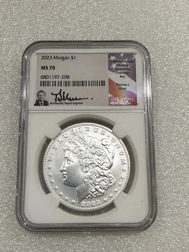 2023 MORGAN SILVER DOLLAR NGC MS 70 ~~ PRISTINE SPECIMEN ~~ THOMAS URAM SIG