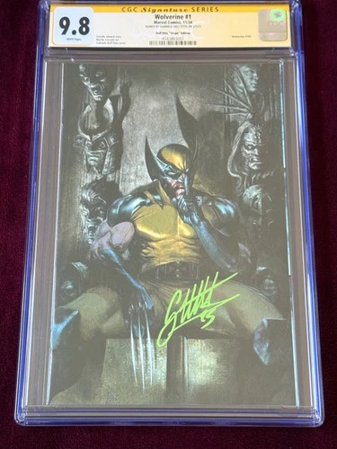 Wolverine #1 CGC 9.8 "VIRGIN" Gabriele Dell'Otto Variant Ed LTD 1000 SIGNED