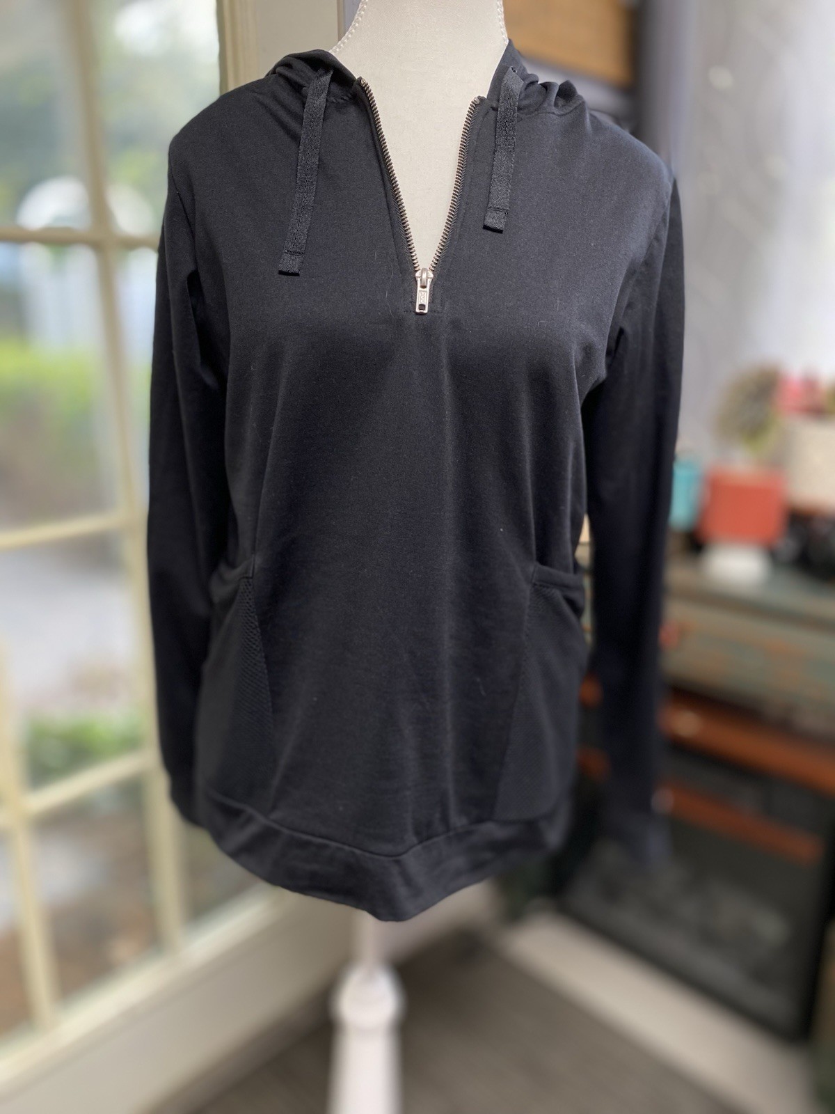 Fabletics Gigi Pullover Moisture Control Black Si… - image 4