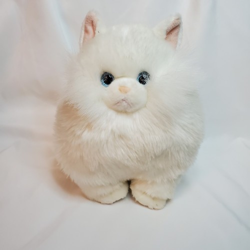 Aurora Marshmallow weiße Perser fette Katze Plüschtier Stofftier