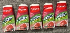 Colgate Kids 2 In 1 Toothpaste & Mouthwash, Watermelon Flavor 4.6 Oz - 5 Pack