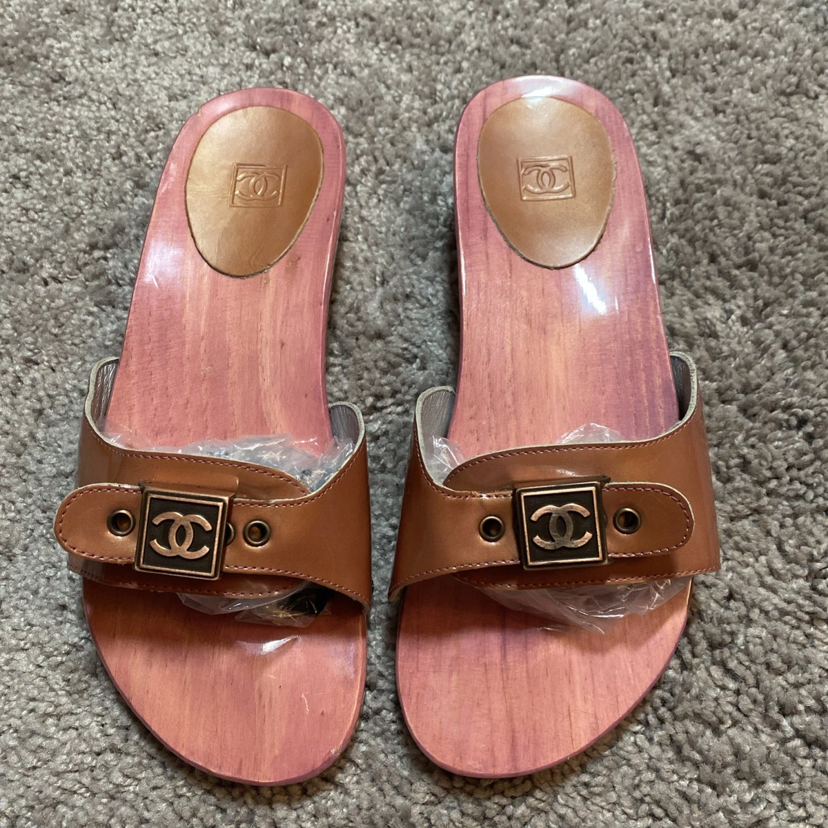 CHANEL Buckle Slide Sandals for Women for sale | eBay