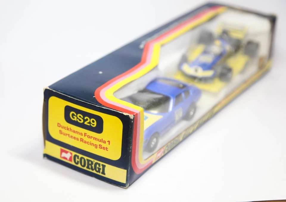 Juego de Regalo Corgi 29 Duckhams Fórmula 1 Surtees Racing Set En Caja Original -Nr Como Nuevo Foto 2 de 4