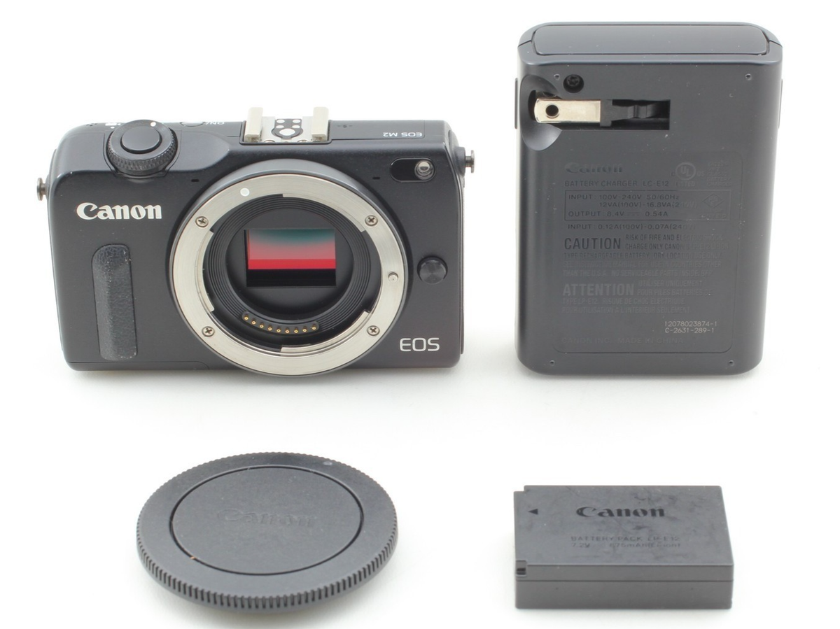 Tested [MINT] Canon EOS M2 18.0MP Mirrorless Digital Camera Black