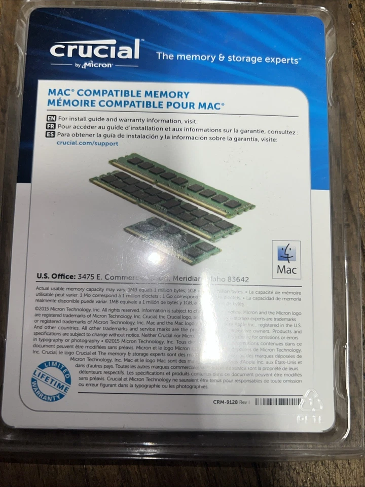 Crucial 16GB 1866 MHz PC3-14900 DDR3 Memory CT2K8G3W186DM Mac Compatible Server - Image 3 of 3