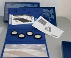 2014 50th Anniversary Kennedy Half Dollar 4-Coin Silver Set Box and COA FOUR 50c