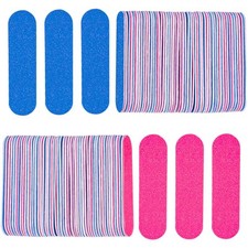 Mini Nail Files Bulk, 100 Pcs Disposable Double Sided Emery Boards Travel Size 