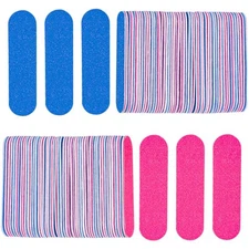 Mini Nail Files Bulk, 100 Pcs Disposable Double Sided Emery Boards Travel Size 