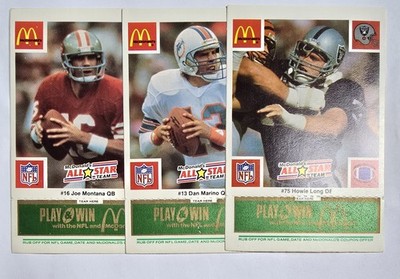 1986 McDonald's Play & Win All-Star Team Lot of 18 Cards All Different