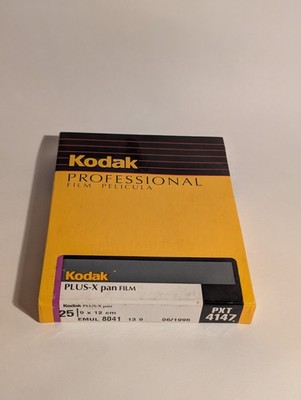 Kodak Plus-X Pan 9x12 Sheet Film, 25 Blatt, ISO125, Cool Stored