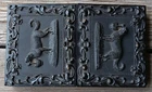 Ambrotype of a Schoolboy, "Going to Market" Gutta Percha Union Case