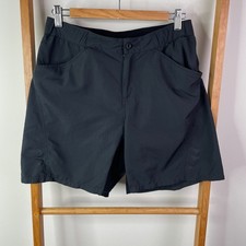 Kathmandu Shorts Womens 10 Black Nylon Hiking Quick Dry Lightweight Trekking