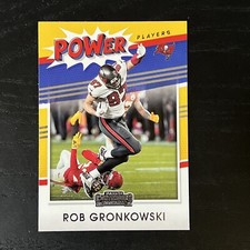2021 Panini Contenders Football Rob Gronkowski Power Players PP-RGR Buccaneers